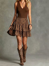 Women's Sexy V-neck Sleeveless Spaghetti Strap Patchwork Dress