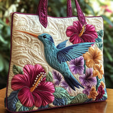 Elegance Hummingbird Quilted Tote Bag GFTOHD7924