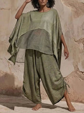 Women's Linen Loose Lazy Ethnic Style Outfit