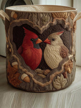 Love Nest Quilted Laundry Basket