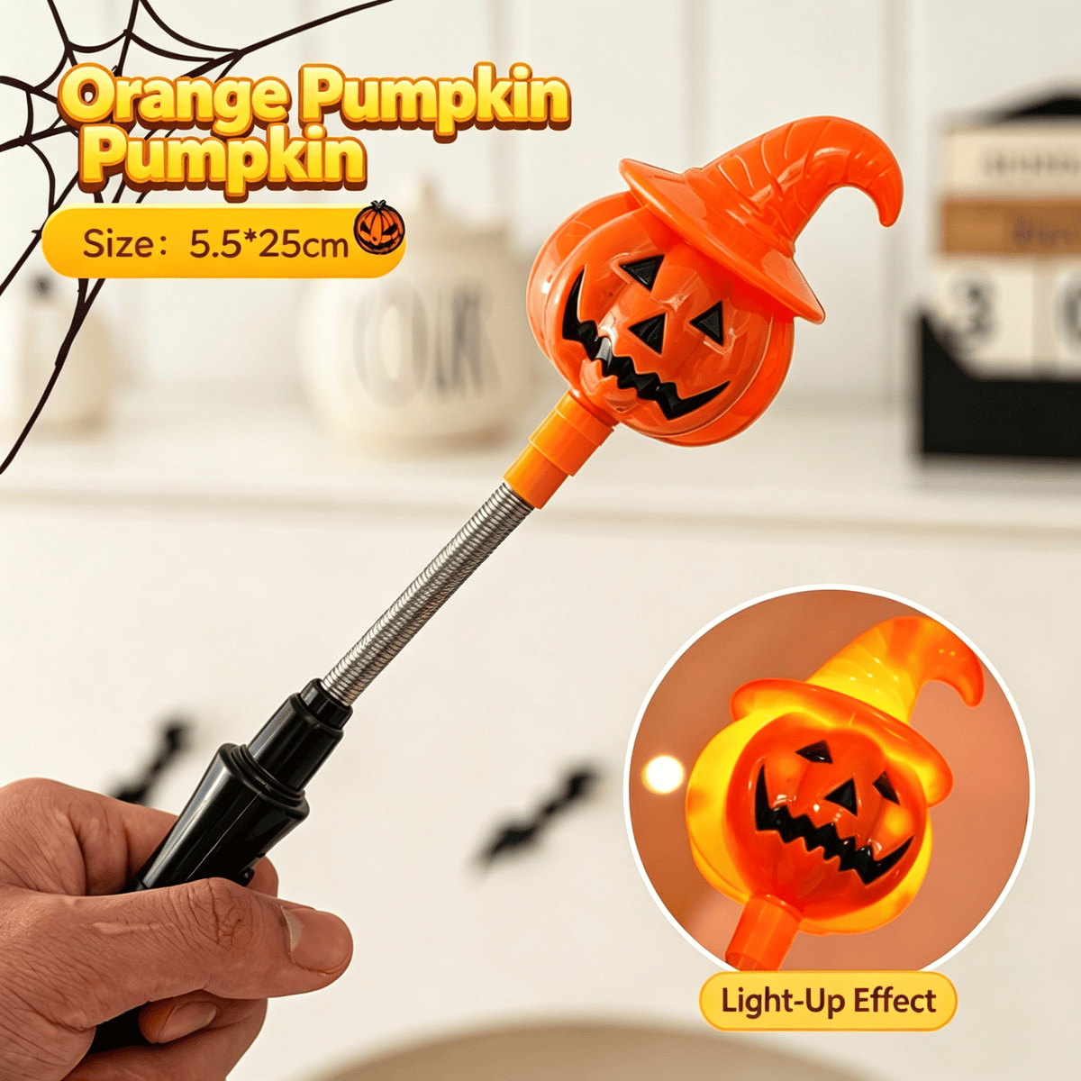 Halloween Children's Hand-cranked Light-up Pumpkin Lantern