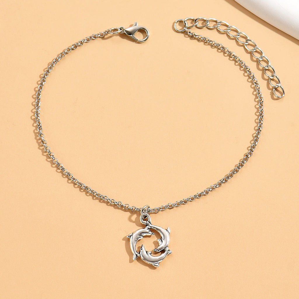 Beach Vacation Butterfly Dolphin Fashion Ankle Chain