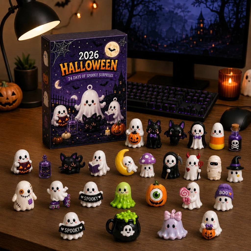 2026 Halloween 24Days Little Reaper Advent Calendar(26 * 18 * 3CM)