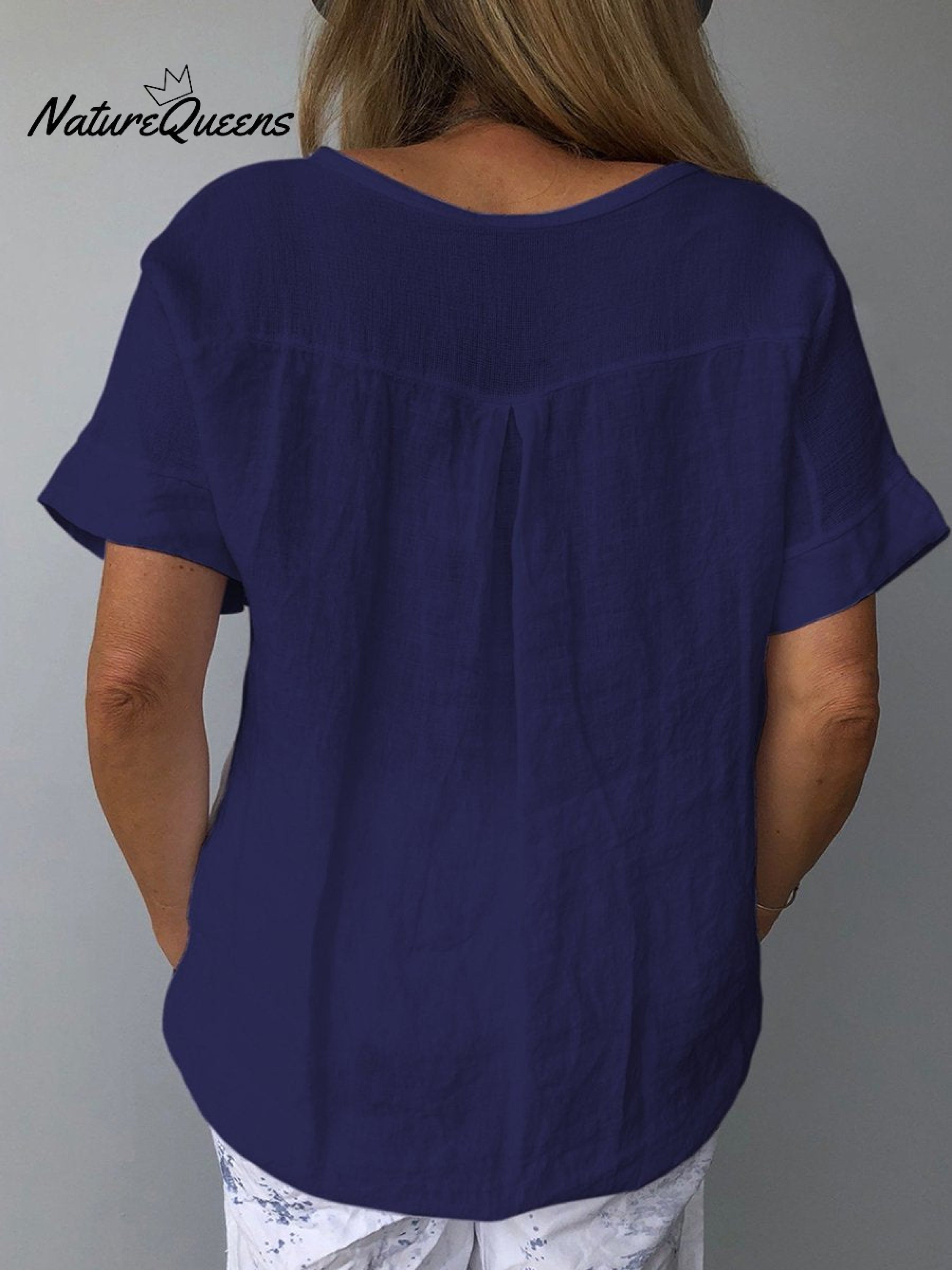 Women's Cotton & LinenCasual Top