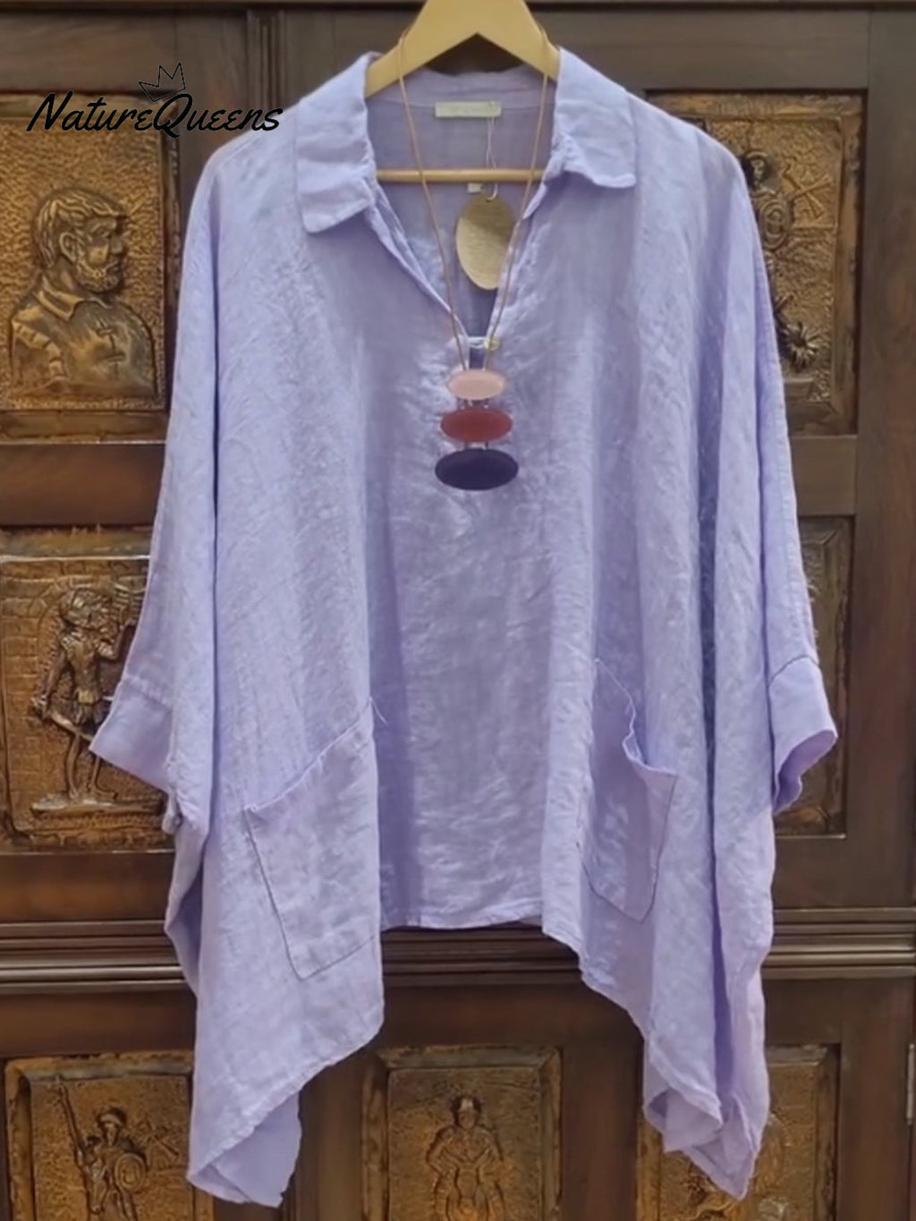 Women's Casual Cotton And Linen Shirt