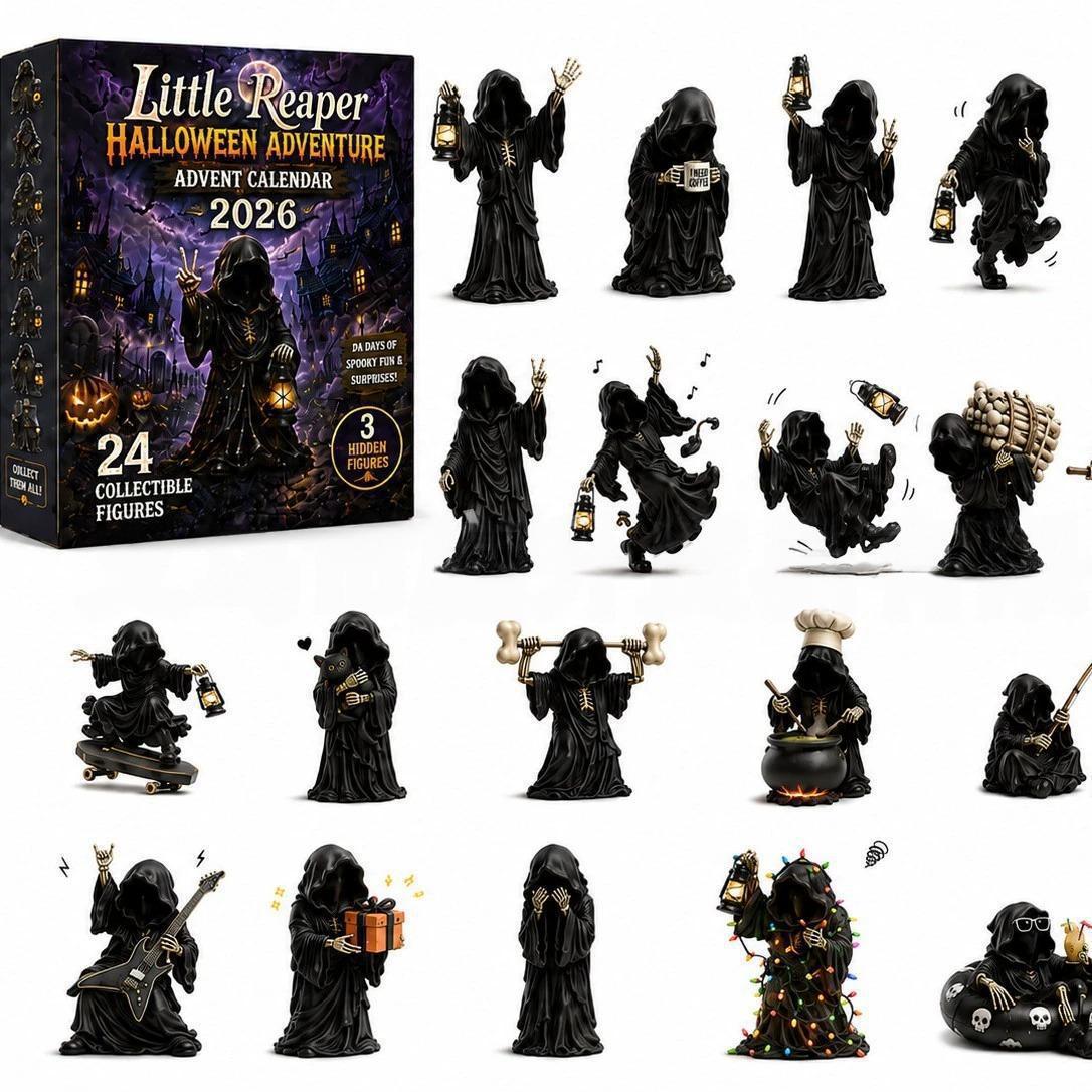 2026 Halloween 24Days Little Reaper Advent Calendar(26 * 18 * 3CM)