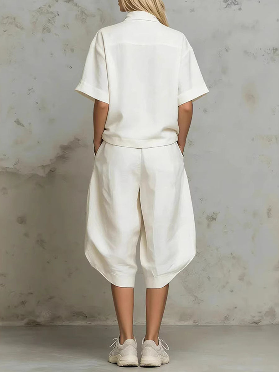 Effortlessly Chic: Casual-fashion Athletic Set