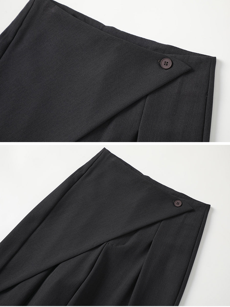Stylish Casual Straight-leg Trousers