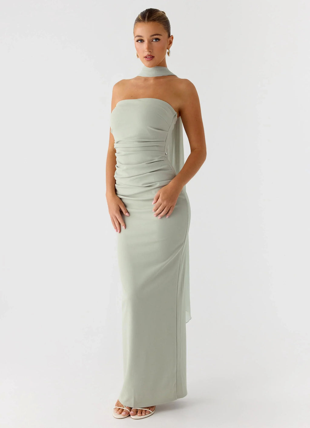Libra Maxi Dress - Pastel Sage