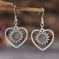 Women's Love Sunflower Earrings