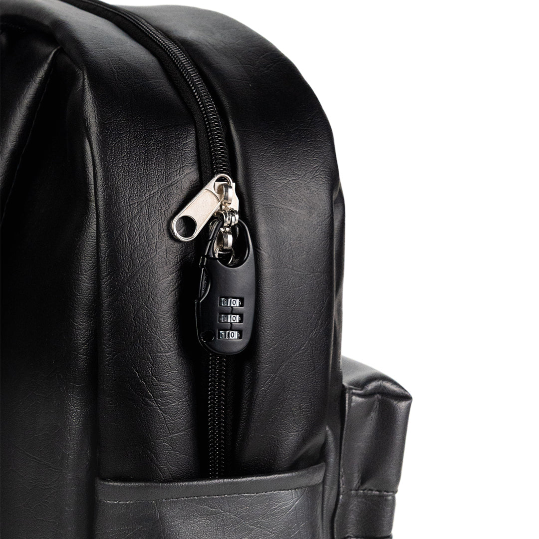PREMIUM LEATHER BACKPACK + Anti Theft Keyless Lock