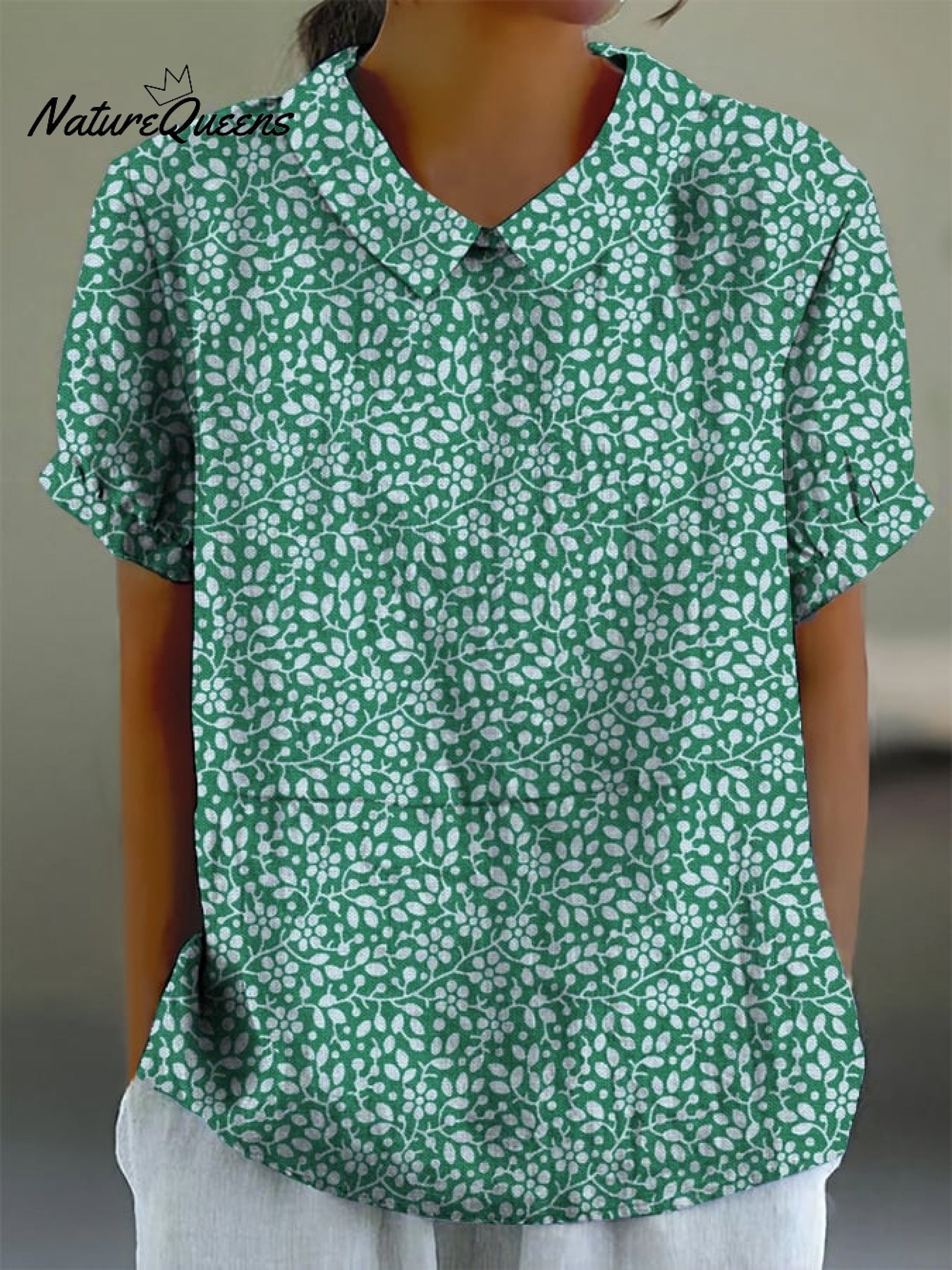 🔥Best Match🔥Women's Retro Floral Casual Shirt