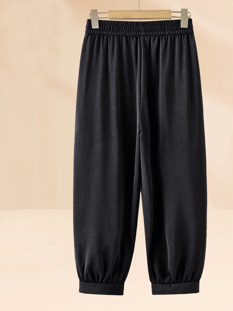 Casual Spliced print Harem Pants