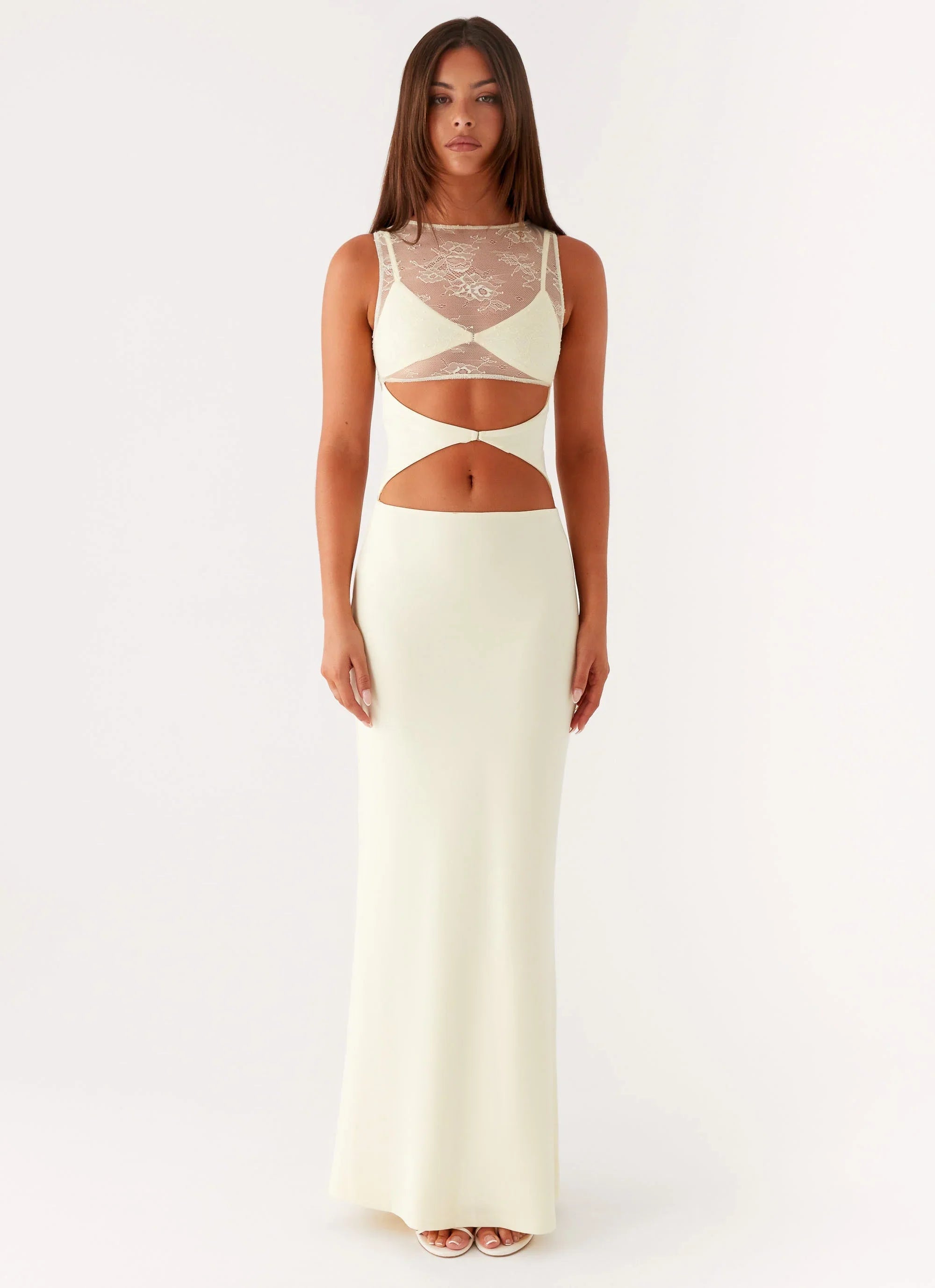 Imperial Maxi Dress - Yellow