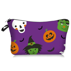 Nailhour Cute Purple Halloween Makeup Bag