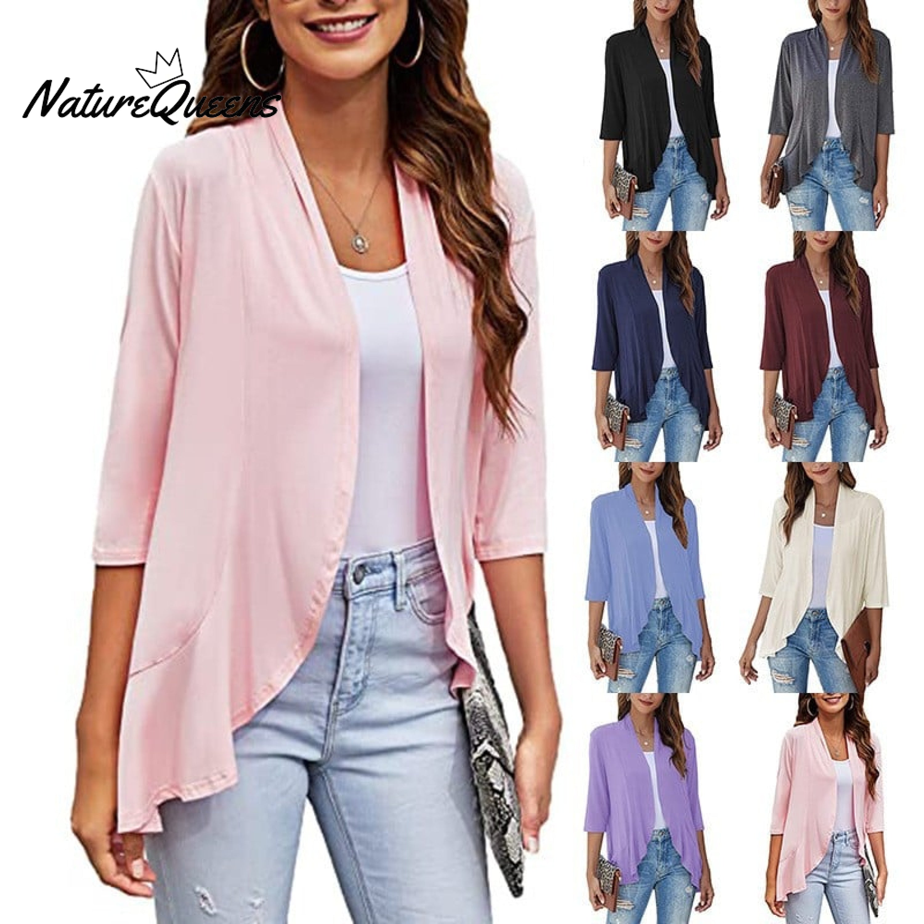 Women's Casual Lightweight Open Front Cardigans