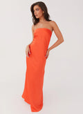 Chantelle Strapless Maxi Dress - Sunset