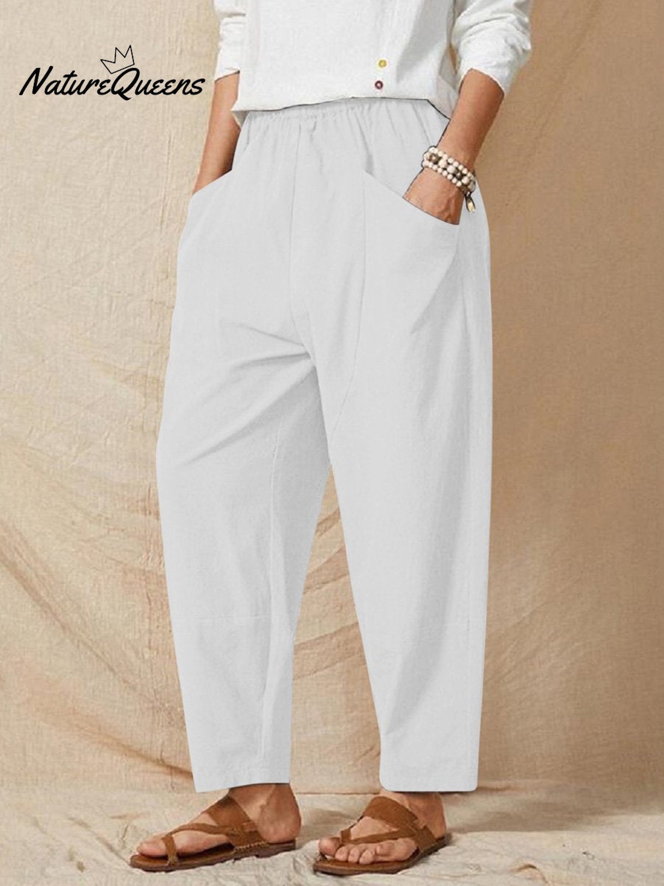 Women's Solid Color Casual Pants
