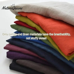 Linen Cotton Casual Loose Shirt-Buy 3 Free Shipping