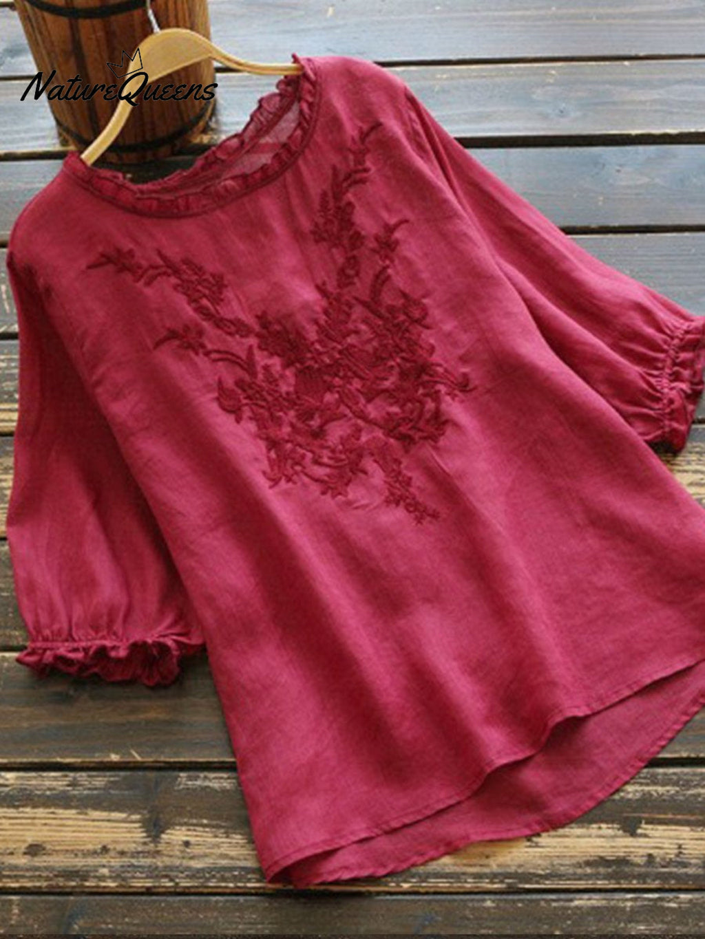 Women'sEmbroidery CasualTop