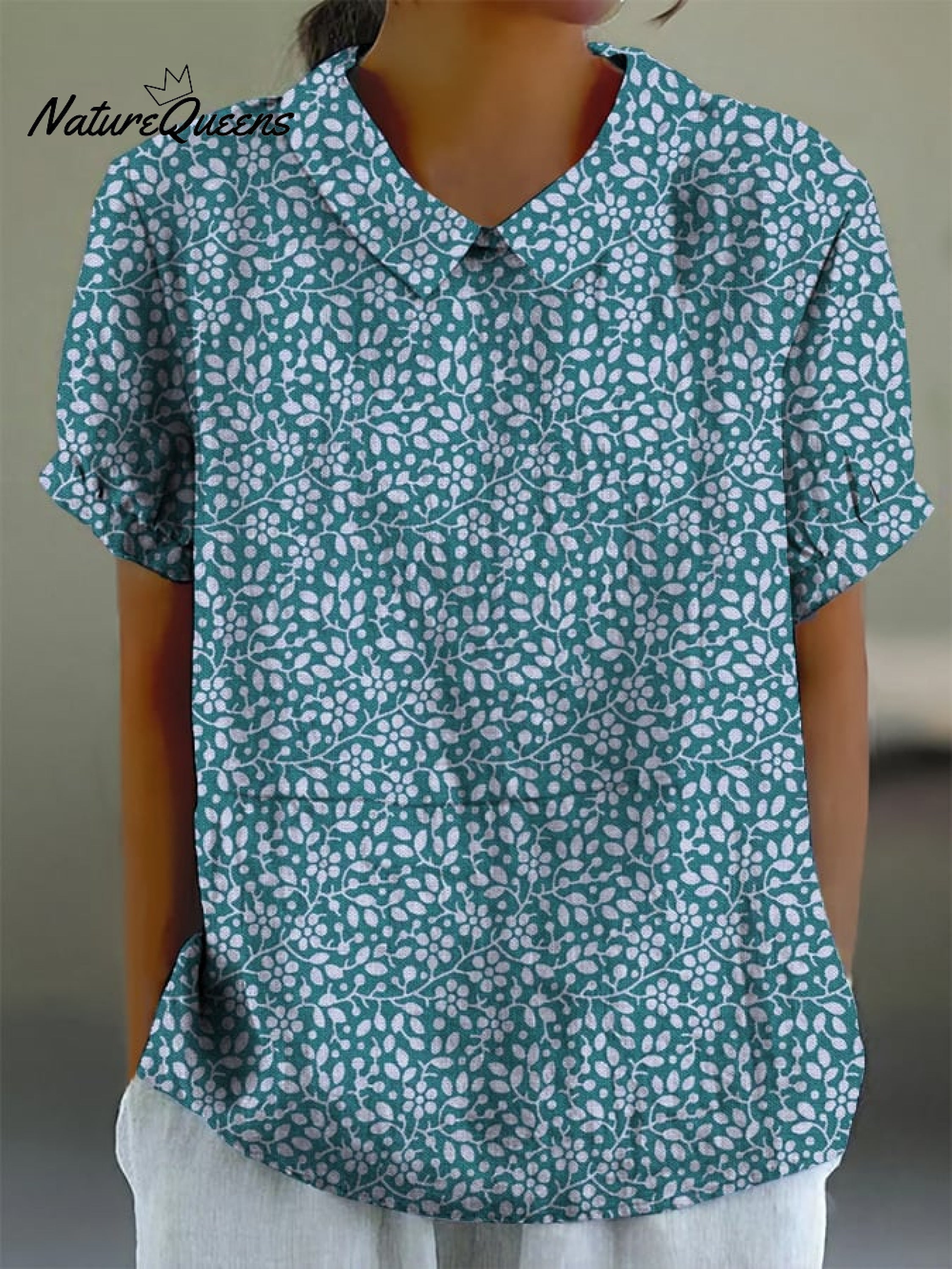 🔥Best Match🔥Women's Retro Floral Casual Shirt