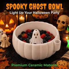 Halloween Pumpkin Berry Swirl Bowl