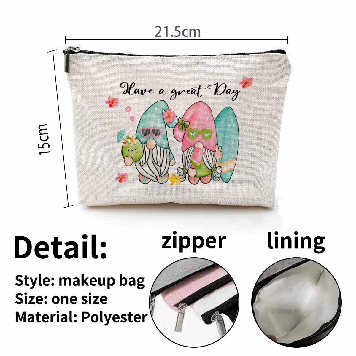 Nailhour May You Be Proud Of The Work You Do Halloween Makeup Bag