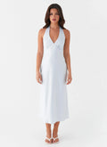 Heavy Hearted Midi Dress - Blue