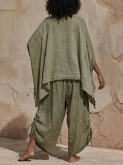 Women's Linen Loose Lazy Ethnic Style Outfit